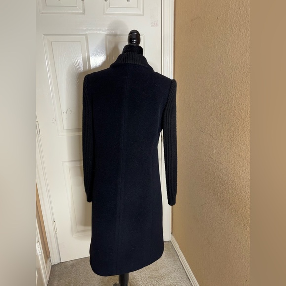 Bella Bicchi Women's classic Angora And Virgin Wool coat black Size 6 - Picture 7 of 13